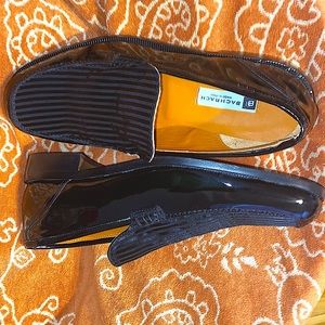 Black formal or dress patent and cloth men’s size 13